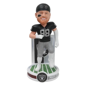 Maxx Crosby Las Vegas Raiders Banner Series Bobblehead NFL Football - Picture 1 of 1