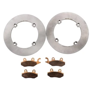 2013 Can-Am Maverick 1000R 4x4 Front MudRat Brake Rotors & Brake Pads - Picture 1 of 5