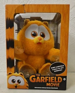 Nuevo abrazadera de ventana de felpa de 8 pulgadas para bebé de la película de Garfield - Imagen 1 de 6