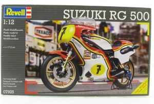 REVELL 07925 SUZUKI RG 500 Motorrad mit Fahrer Figur 1:12 Motorcycle Bausatz Kit - Picture 1 of 6