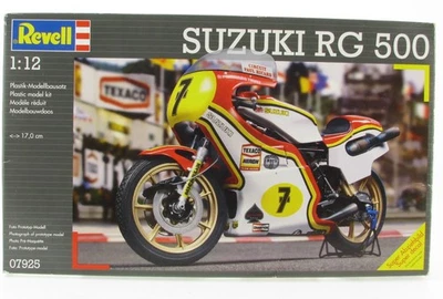 REVELL 07925 SUZUKI RG 500 Motorrad mit Fahrer Figur 1:12 Motorcycle Bausatz Kit - Bild 1 von 4