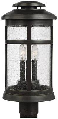 Luz de poste exterior de bronce antiguo Newport 18 1/2" Generation Lighting Foto 1 de 2