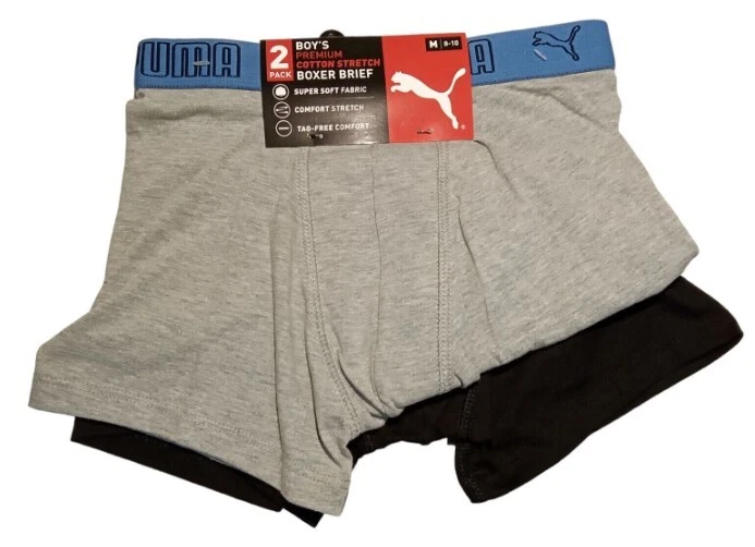 PUMA Boys' 2PK & 3PK  Performance Boxer Brief - Image 1 of 1