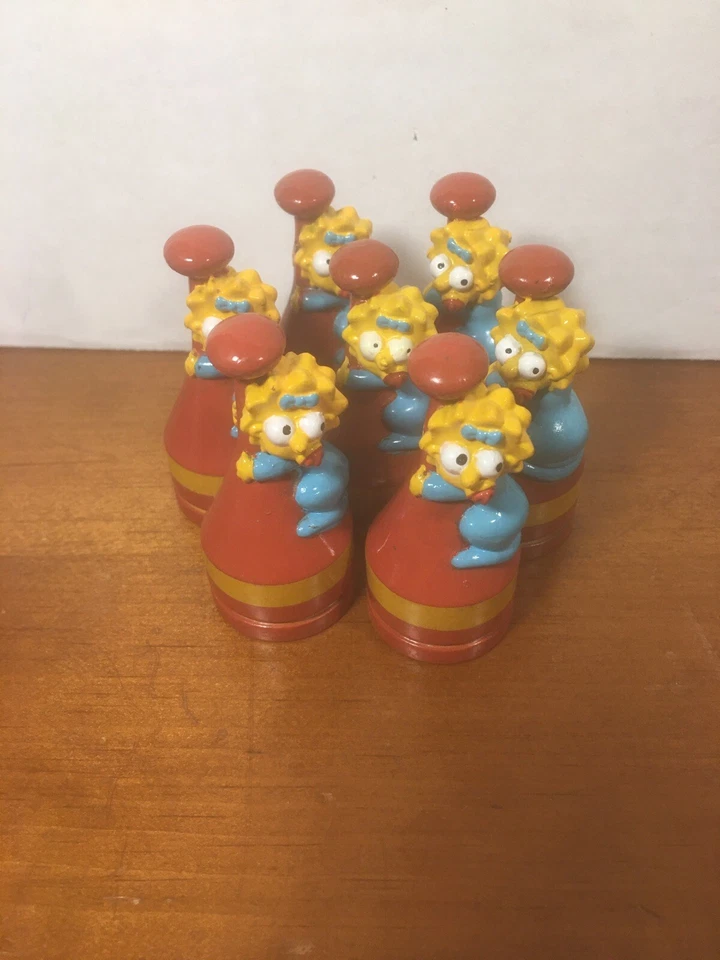 The Simpsons 3-D Chess Replacement Pieces. Red Pawns - Maggie, $1.50 each - Image 1 of 1