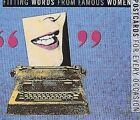 A QUEER POSTCARD BOOK: FITTING WORDS FROM FITTING WOMEN By Laurence Jaugey-paget