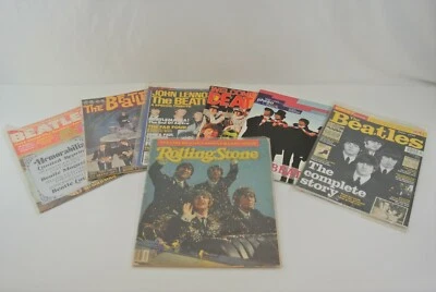 Beatles Magazine Lot of 7 Rolling Stone Here Come Welcome Back Lennon Tribute... - Image 1 of 4