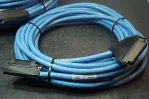 25 Pair Chaplain Dataclear Power Sum Cable Male to male Amp 50' Cat-5 Calix E7 - Afbeelding 1 van 8