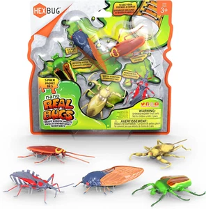 HEXBUG Real Bugs Nanos 5 Pack, Fake Insect Toy Figures, Vibration Powered Cri... - Picture 1 of 12