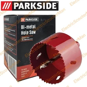 Sierra perforadora Parkside 68 mm bi metal con broca central HSS Ø6,35 mm madera plástico - Imagen 1 de 5