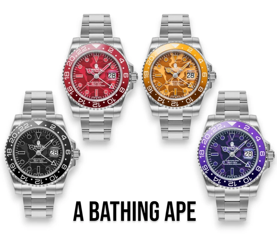 Reloj de pulsera A BATHING APE TIPO 2 BAPEX COLOR CAMUFLAJE M 1J70187009 JAPÓN NUEVO Foto 1 de 1