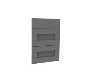 Homebase Timber Shaker Kitchen 3 Drawer fronts W497mm - Grey Painted - Picture 1 of 1