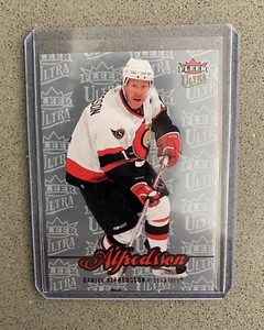 2007-08 Fleer Ultra SSP Ice Medallion Daniel Alfredsson /100  Very Rare Card