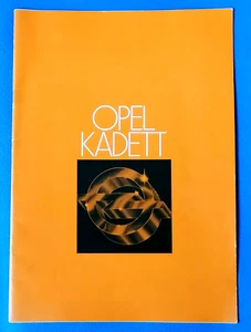 OPEL KADETT 1978 folleto de ventas - GT/E, cupé 1,2S, ciudad 3 puertas, berlinas, fincas - Imagen 1 de 13