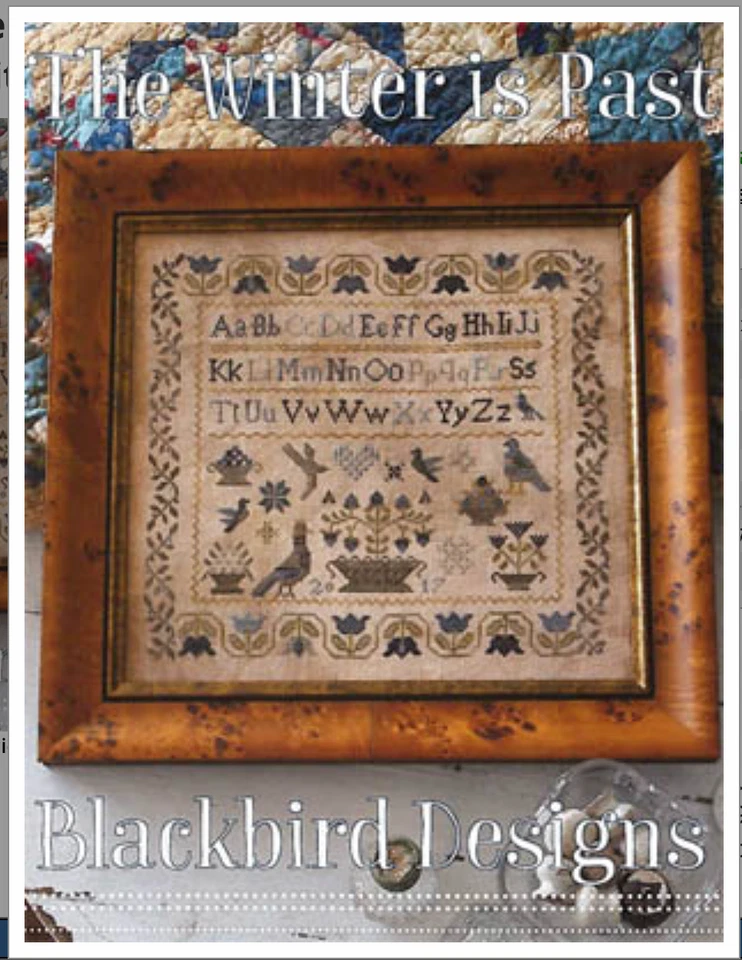 The Winter is Past, cross stitch pattern,CS-24, Blackbird Designs - Image 1 of 1