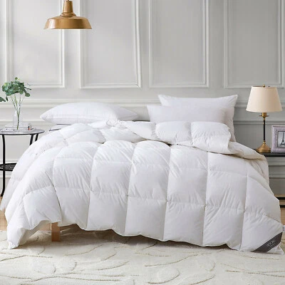 Goose Down Comforter Light Cooling Airconditioner Hot Sleeper TWIN QUEEN KING - Image 1 of 4