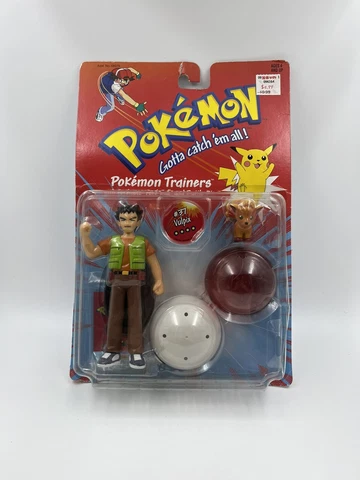 Hasbro 2000 Pokemon Deluxe Trainers set with Brock and Vulpix NOS Cover