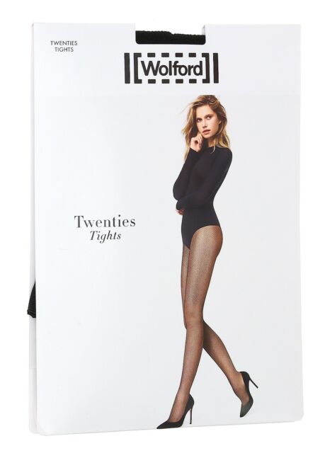 Wolford Romance Net Leggings M Black With Durchbrochenen Detail Embellished