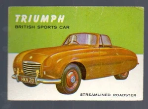 World on Wheels (1954) TOPPS - Card # 126 - Triumph - Picture 1 of 2