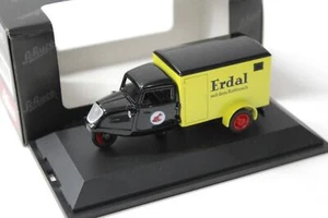1:43 Schuco Tempo furgoneta triciclo ERDAL black/yellow - Imagen 1 de 4