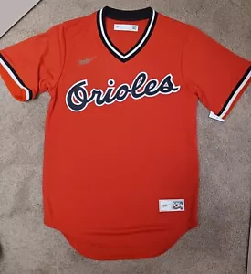 Men's Baltimore Orioles Nike Orange Alternate Cooperstown Jersey Small NWOT - Picture 1 of 4