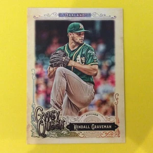 2017 Topps Gypsy Queen #18 Kendall Graven Oakland Athletics - Bild 1 von 2