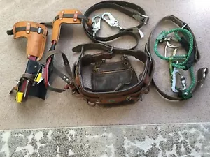 BASHLIN Lineman Climb Set Gr. 22,24 488R SuperSqueeze Adj Gaffs Sekundärgurt  - Bild 1 von 9