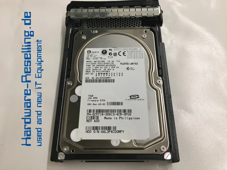 Fujitsu 73 GB 3,5" 10000 RPM 8 MB MAT3073NC CA06350-B10300DL - Immagine 1 di 1