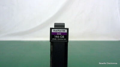 HP 504334-001 146GB 15,000 RPM 3 Gbps 2.5 in. SAS HDD 512544-002 DH0146FAQRE - Image 1 of 4