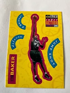 1996-97 Collector's Choice Stick-Ums German Basketball Card #S15 Vin Baker - Bild 1 von 2