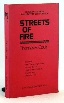 Civil Rights Movement Novel, Streets of Fire by Thomas Cook, Uncorrected Proof  - Image 1 of 4