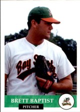 1994 Mobile Baysharks Collect-A-Sport #3 Brett Baptist Lincolnland College IL