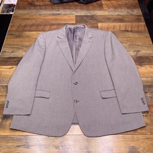 Oak Hill Blazer 3XL 54R 56R Gray Sport Coat Herringbone - Picture 1 of 16