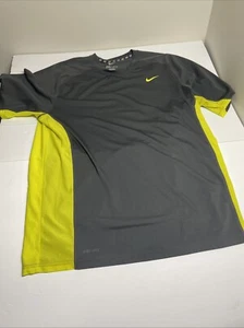 Nike Kurzarm sportliches Dri-Fit Performance Shirt Mesh Seiten/Rücken Herren Gr. XL - Bild 1 von 9