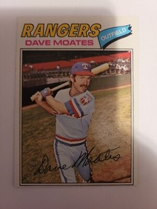 1977 TOPPS DAVE MOATES #588 NM