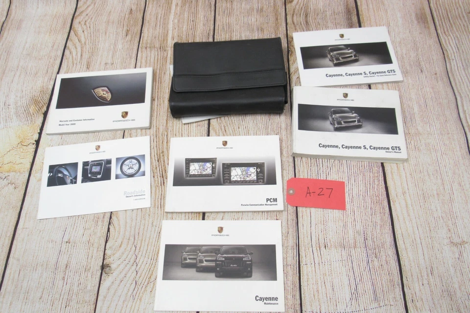 2009 Porsche Cayenne GTS  SUV Owner Owner's Operator Manual Set CASE  - Image 1 of 4