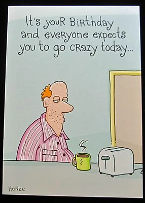 Oatmeal Studios Greeting Card Birthday Humor Funny Multi Color R375 - Image 1 of 2