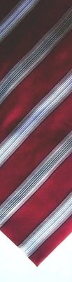 Alexander Julian Men's Silk Striped Neck Tie Red Multi 3 7/8" x 59" - Image 1 of 2