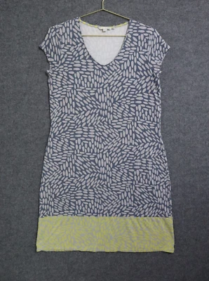 Vestido Boden para mujer 14R Multi Geo manga gorra cuello en V sin forro elástico por encima de la rodilla Foto 1 de 4