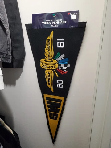 Indy 500 Banner Flag May 1909 Official Product Indianapolis Motor Speedway Cover