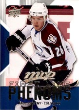 2008-09 Upper Deck MVP First Line Phenoms Paul Stastny #FL9
