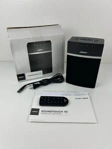 Bose SoundTouch 10 Wireless Music System 416776 Black w/ REMOTE - TESTED Working - Picture 1 of 22