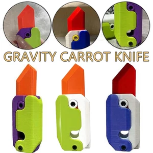 3 Stück 3D Druck Fidget Messer Spielzeug Tragbar Kunststoff EDC Fidget Stressabbau Spielzeug - Bild 1 von 10