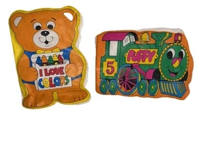 Vintage “I Love Colors” “Puffy” Big Bubble Bathtub Book 1986 Learning Book, Bath - Picture 1 of 10