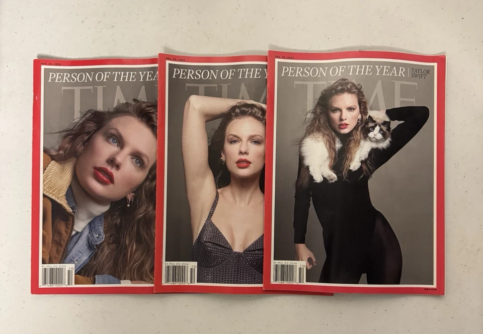 TIME Magazine - TAYLOR SWIFT - Person Of The Year 2023, 3 Cover Set - Image 1 of 4