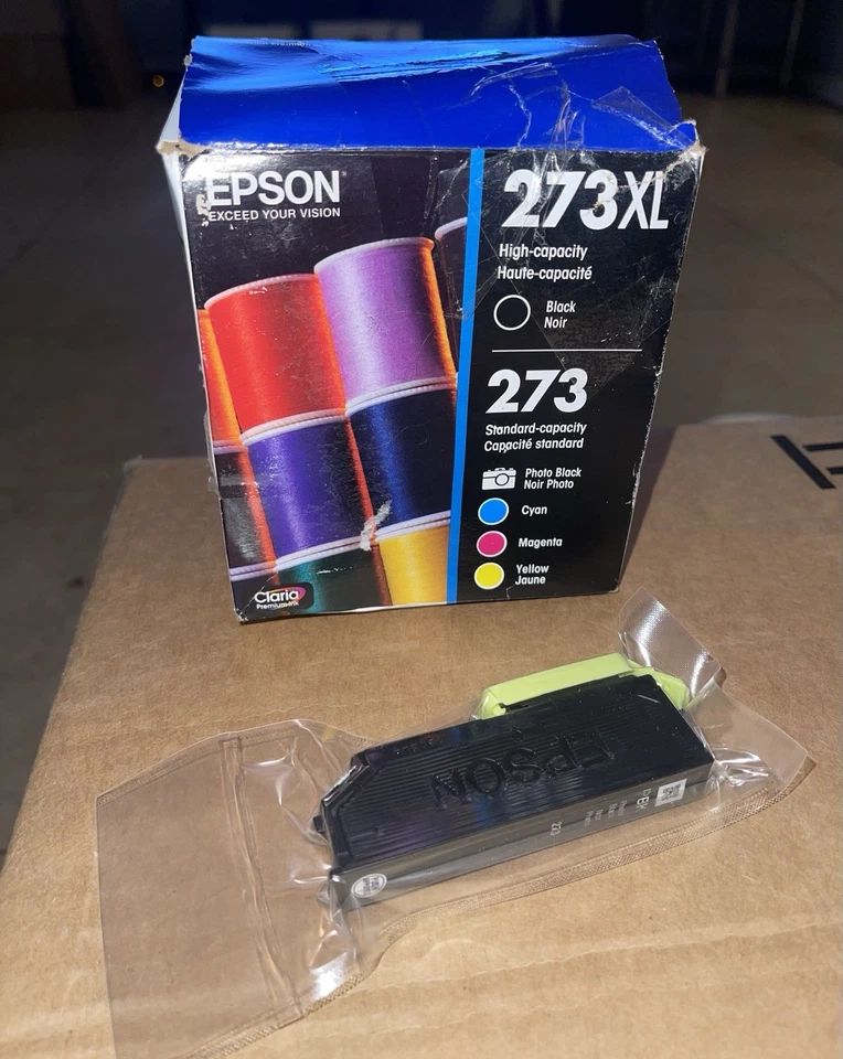 Epson 273 Ink Cartridge EXP 01/2024 ⚠️PHOTO BLACK ONLY⚠️ - Image 1 of 1
