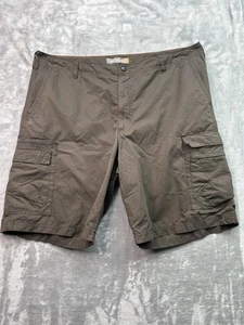 Lees Dungarees Mens Sz 42 Brown Performance Cargo Shorts Hiking Walking Fishing - Picture 1 of 15