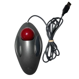 Logitech Trackman Marble Trackball Wired USB Mouse T-BC21 - Tested & Working - Picture 1 of 5