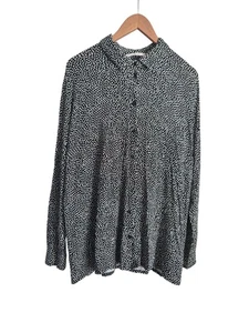 Women TU shirt Long Sleeve UK 22 EU 50 Chest 56 " Stretch Viscose Excellent - Picture 1 of 3