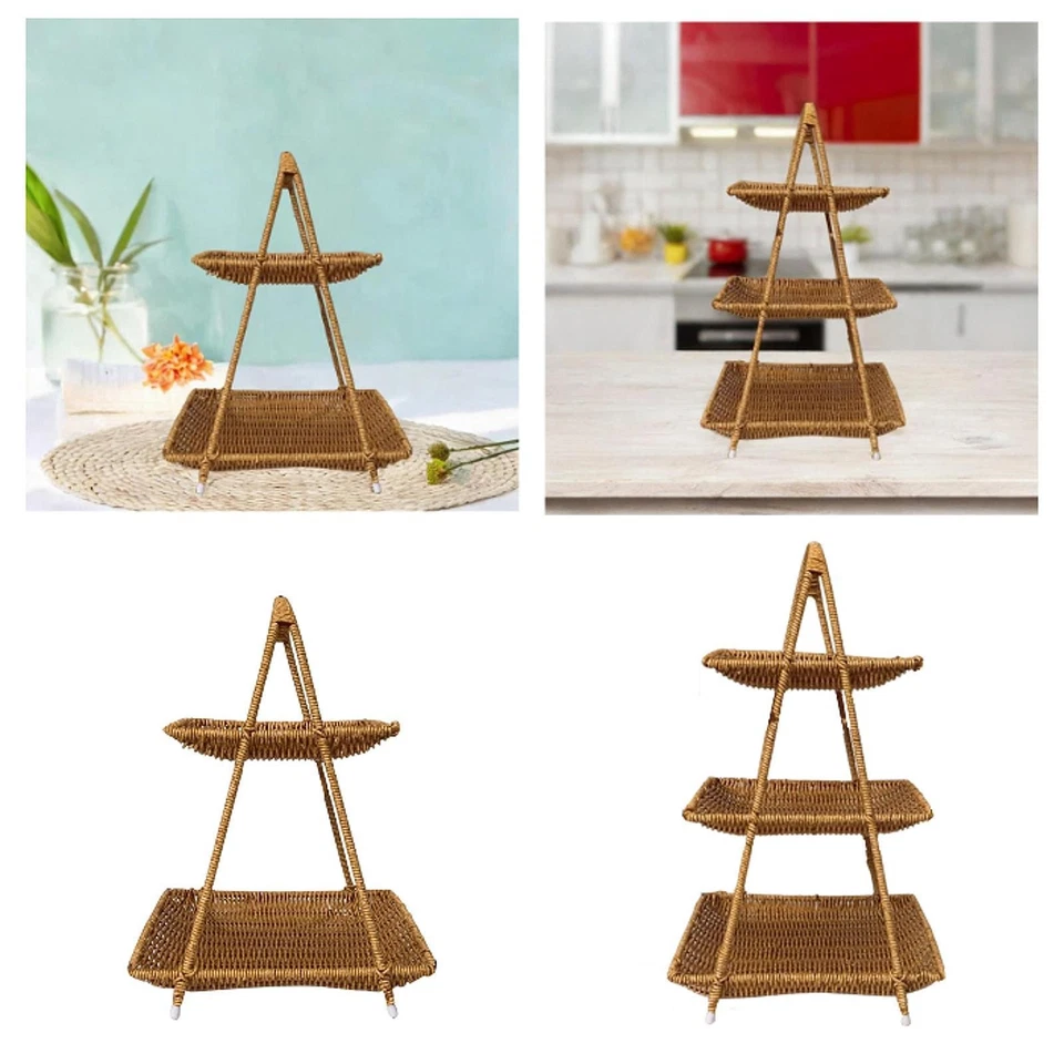 Snack Holder Breakfast Basket Fruit Bowl Dresser Organizer Perfume Tray - Image 1 of 1