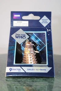 Llavero de metal fundido a presión Doctor Who 1,5" aprox. Dalek 9th Doctor BBC Nuevo - Imagen 1 de 6
